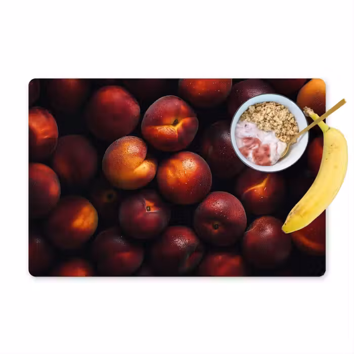 Tischset - Obst - Nahaufnahme - Nektarinen