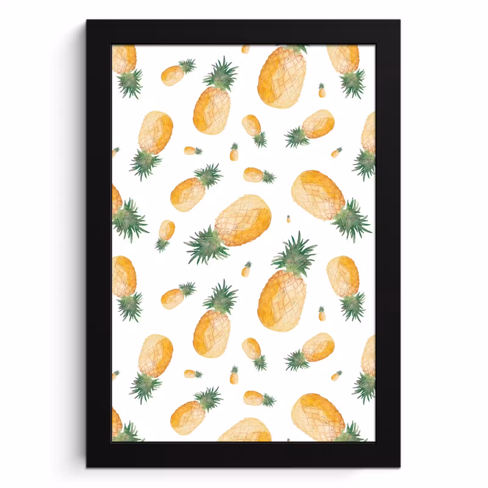 Bilder mit Rahmen - Ananas Aquarell — 1