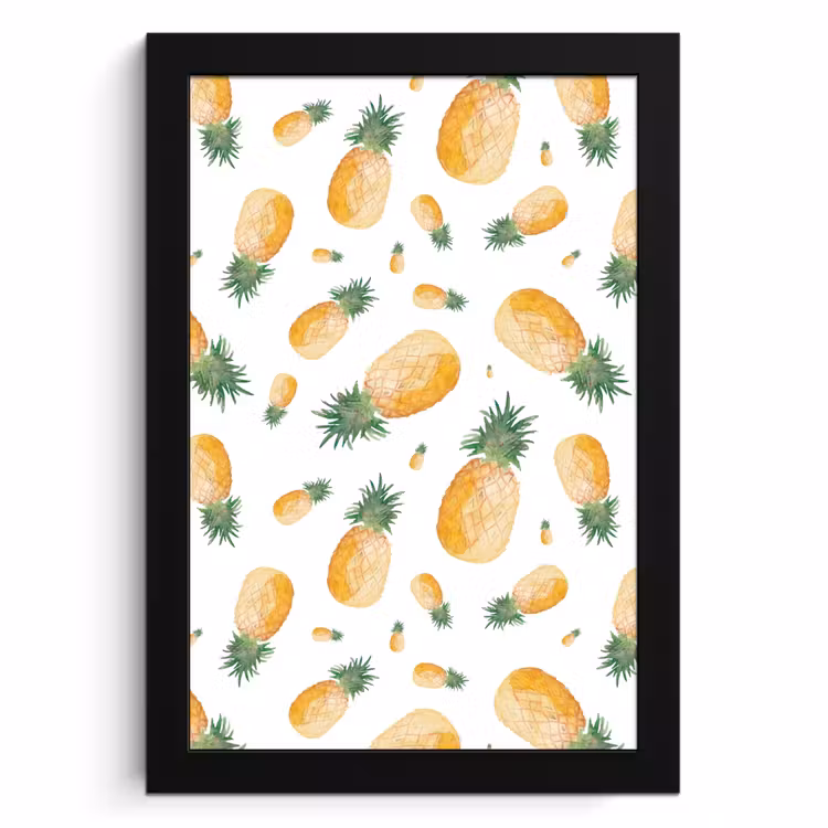 Bilder mit Rahmen - Ananas Aquarell — 1