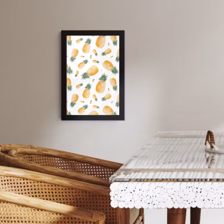 Bilder mit Rahmen - Ananas Aquarell — 3