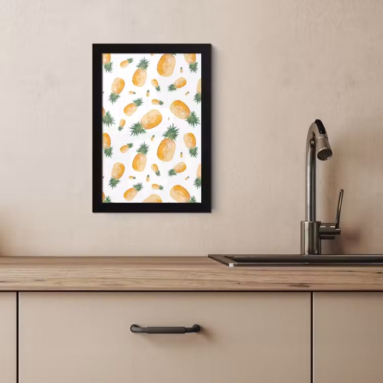 Bilder mit Rahmen - Ananas Aquarell — 4