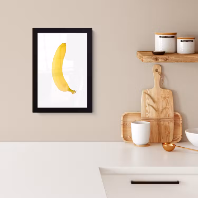 Bilder mit Rahmen - Solitär-Banane — 2
