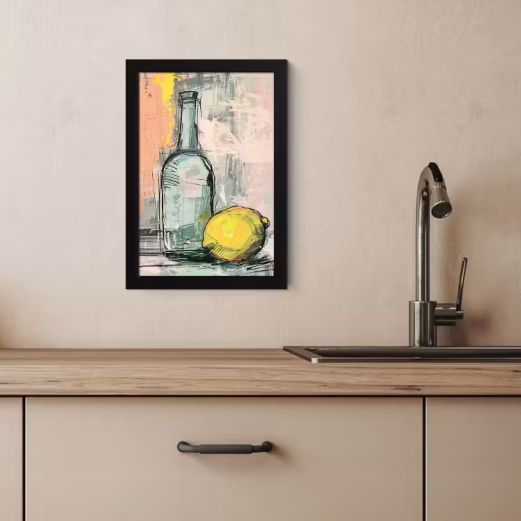 Bilder mit Rahmen - Stilleben mit Zitrone — 2