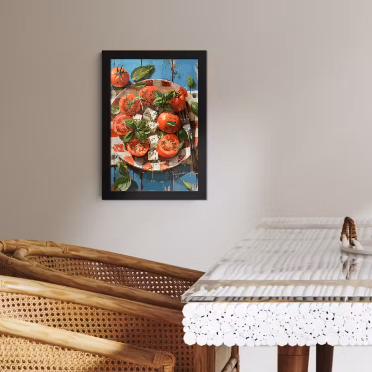 Bilder mit Rahmen - Caprese auf Leinwand — 4