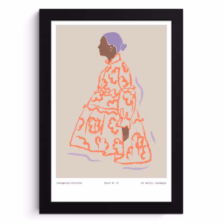 Bilder mit Rahmen - Profil in Pastell — 1