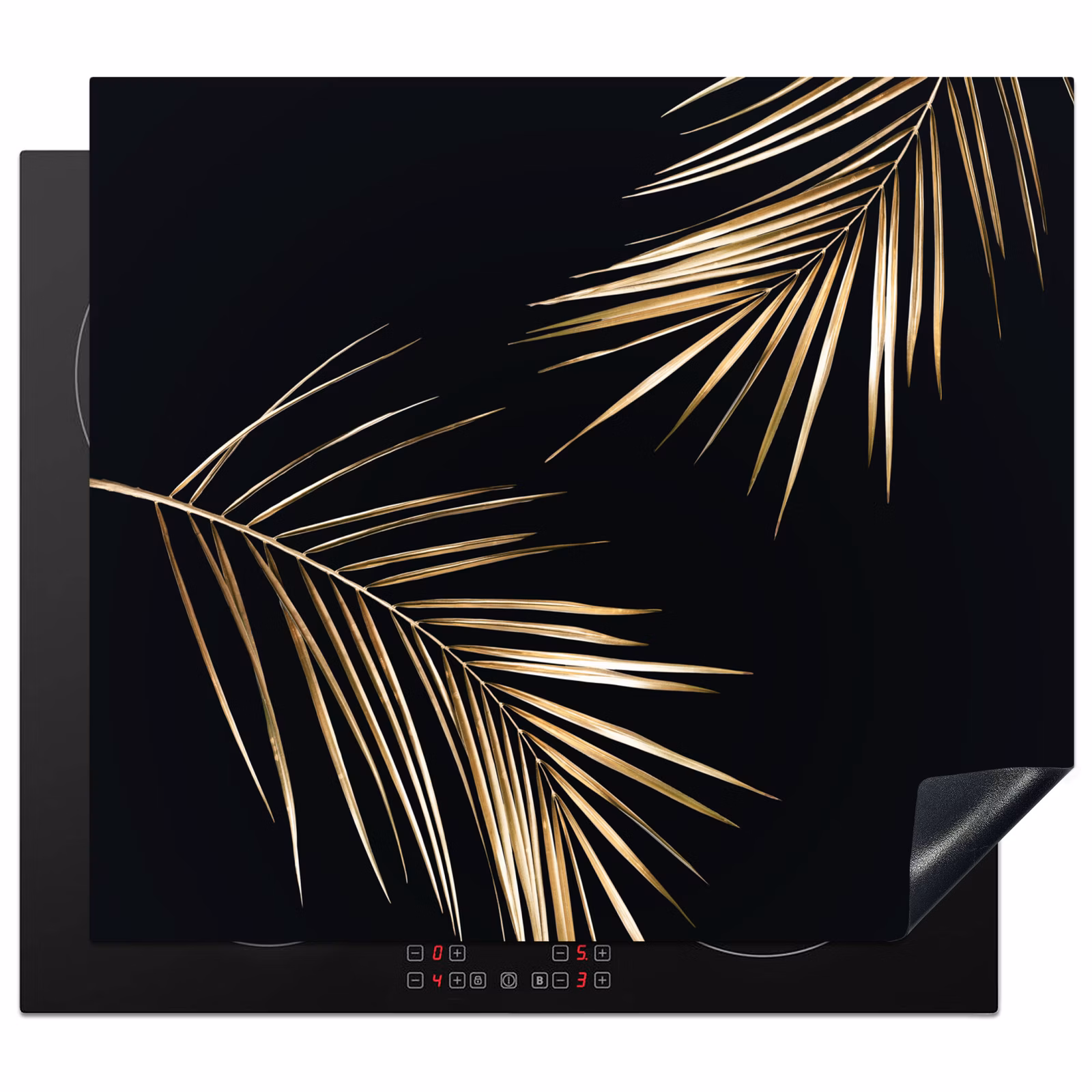 Herdabdeckplatte - Goldene Eleganz der Tropen — 1