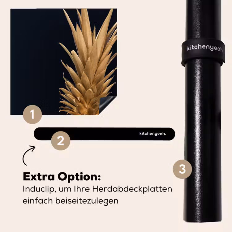 Herdabdeckplatte - Goldene Tropenfrucht — 8