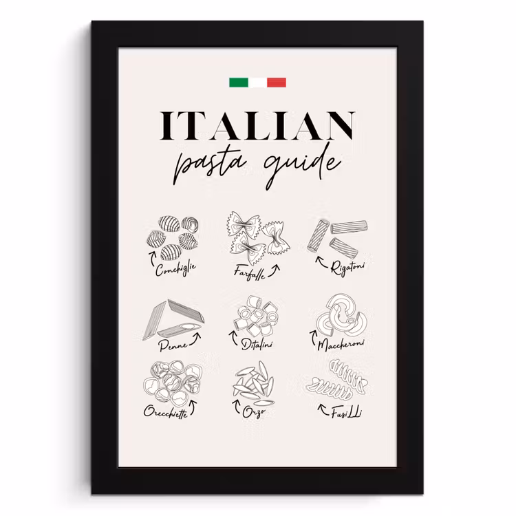 Bilder mit Rahmen - Pasta-Variationen: Eine italienische Reise — 1