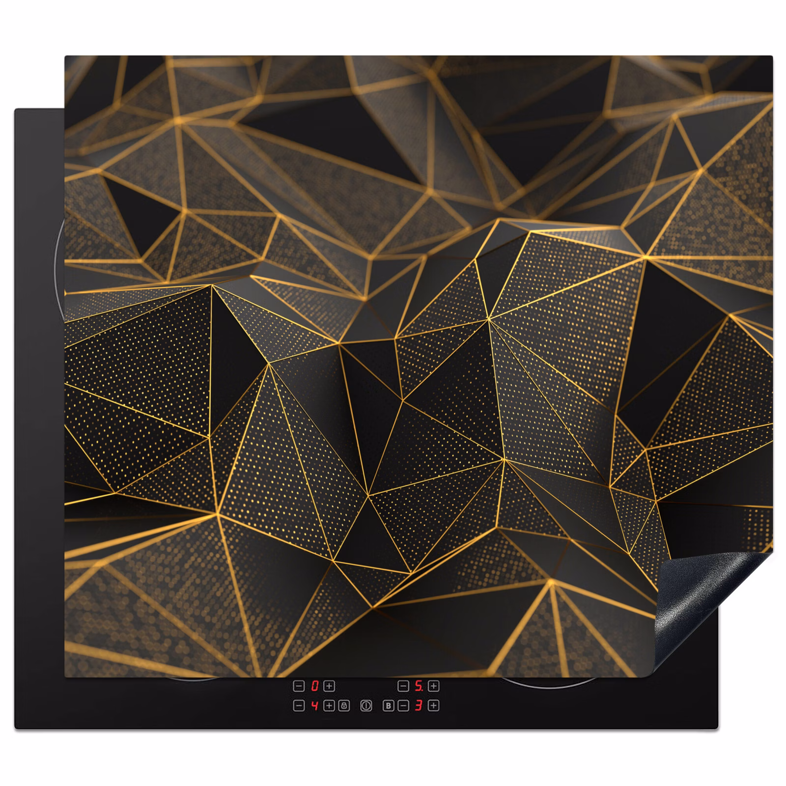 Herdabdeckplatte - Goldenes Netzwerk der Komplexität — 1