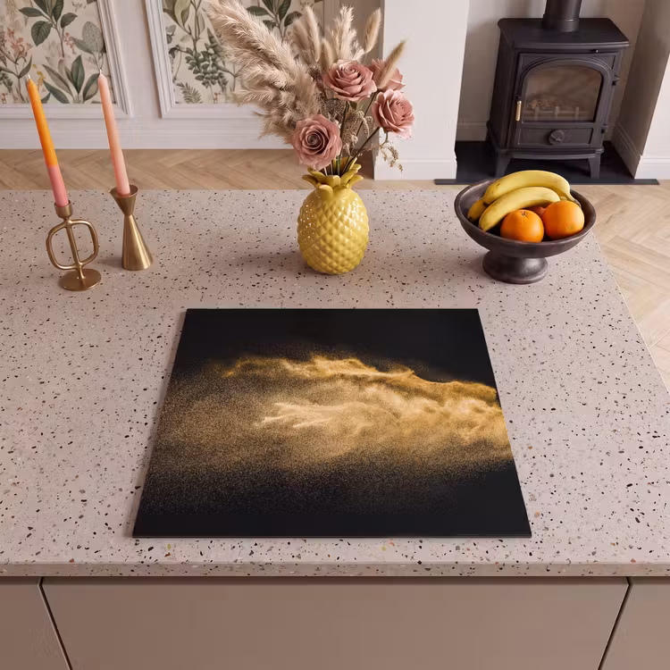 Herdabdeckplatte - Goldener Sandsturm — 3