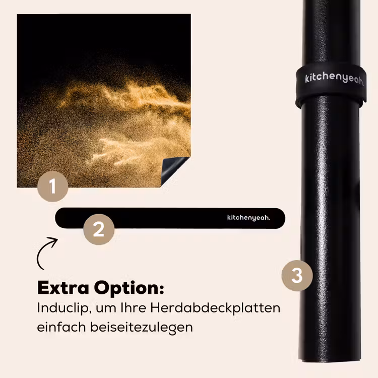 Herdabdeckplatte - Goldener Sandsturm — 8