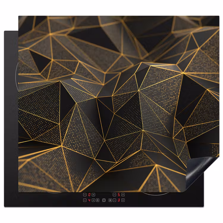 Herdabdeckplatte - Goldenes Netzwerk der Komplexität — 1