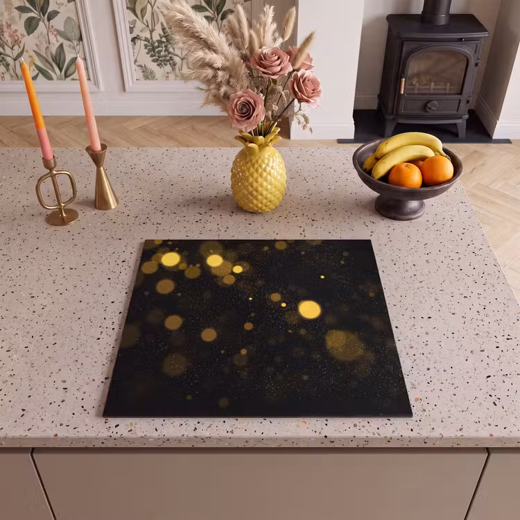 Herdabdeckplatte - Goldstaub und Kosmos — 3