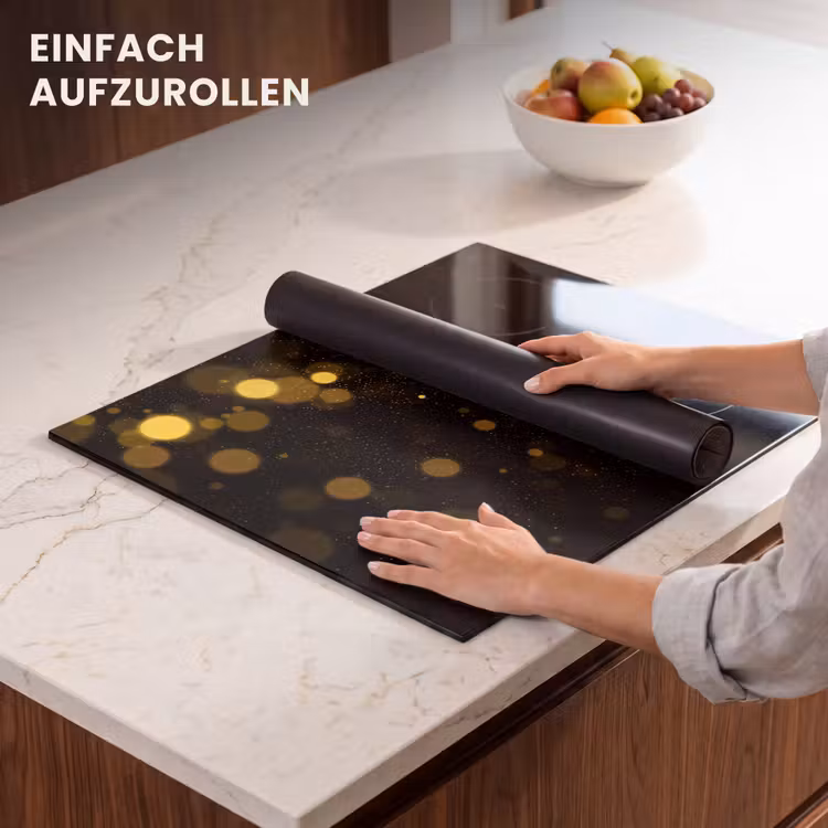 Herdabdeckplatte - Goldstaub und Kosmos — 7