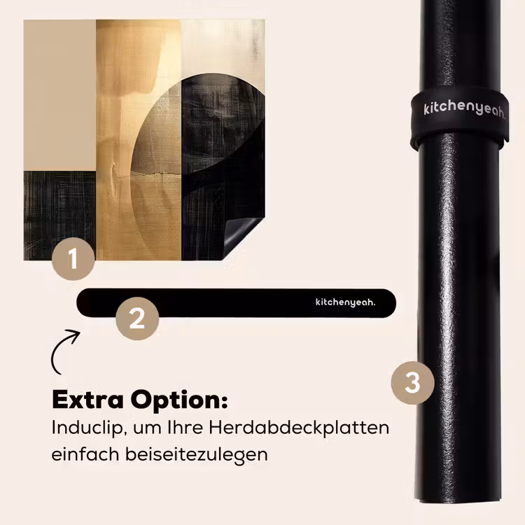 Herdabdeckplatte - Kreise und Quadrate: Ein Spiel der Gegensätze — 8