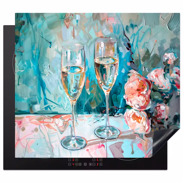 Herdabdeckplatte - Impressionistischer Prost — 1