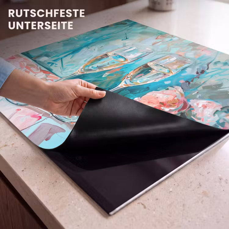 Herdabdeckplatte - Impressionistischer Prost — 6