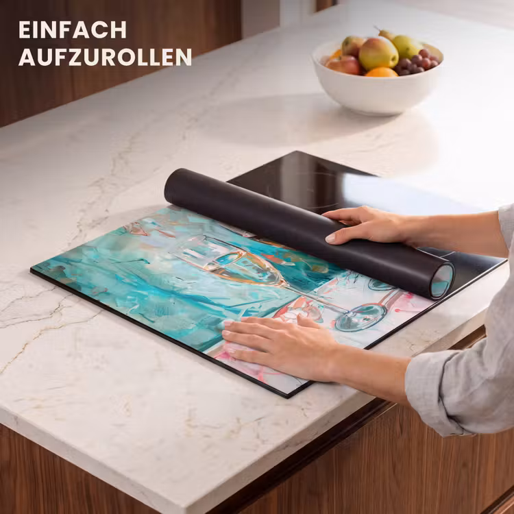 Herdabdeckplatte - Impressionistischer Prost — 7