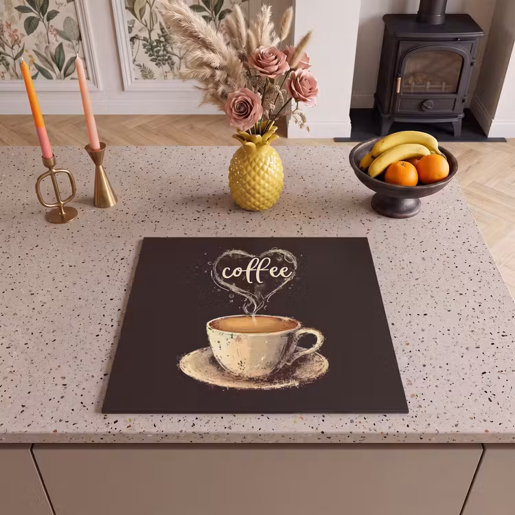 Herdabdeckplatte - Kaffee Liebe — 3