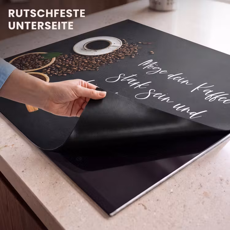 Herdabdeckplatte - Kaffee und Weisheit — 6