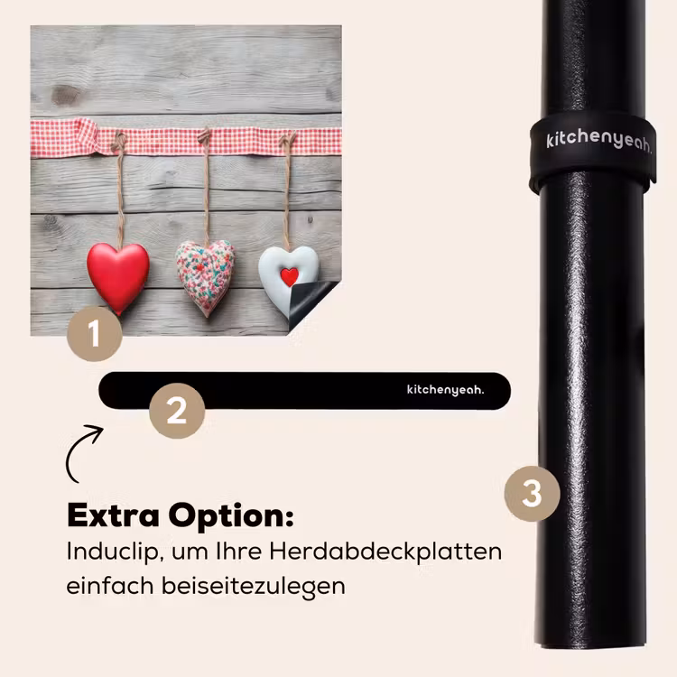Herdabdeckplatte - Liebeslied auf Holz — 8