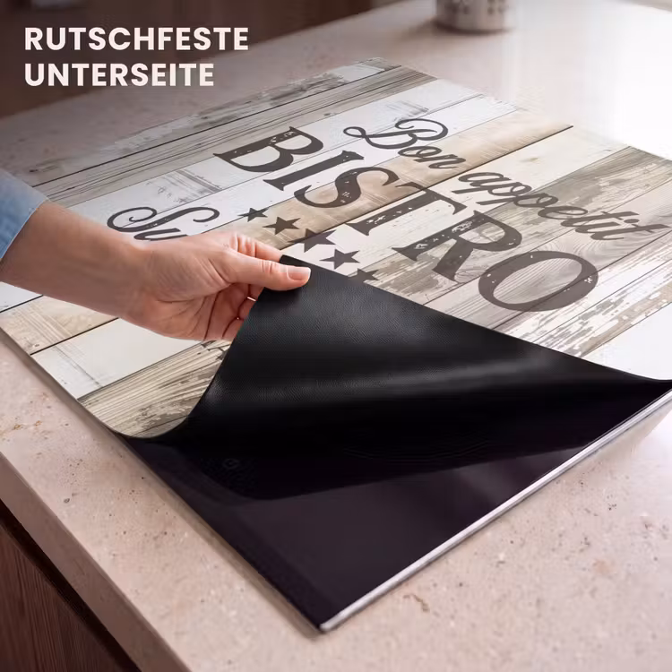 Herdabdeckplatte - Bistro-Willkommenstafel — 6