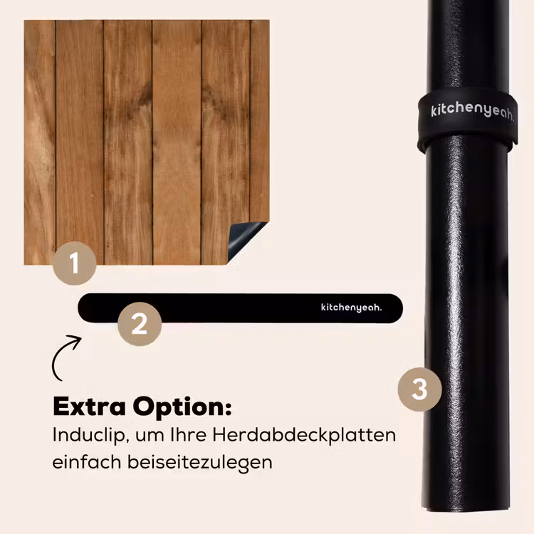 Herdabdeckplatte - Eiche Natur — 8