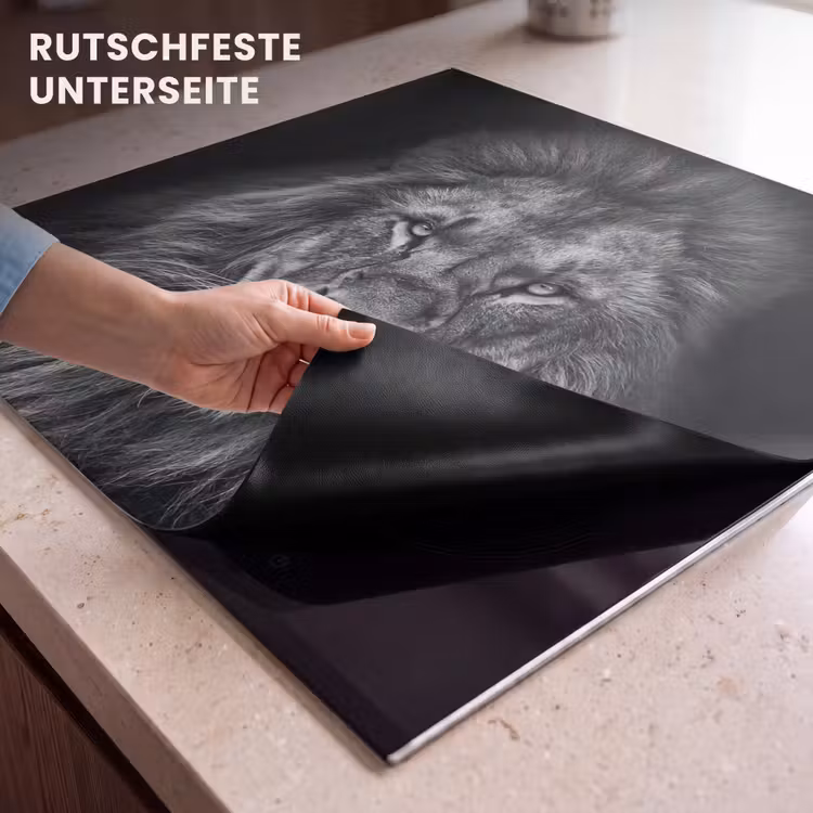 Herdabdeckplatte - Souveränität in Schwarz und Weiß — 6