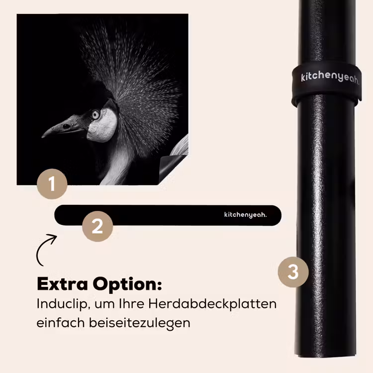 Herdabdeckplatte - Zuschauer mit Federkrone — 8