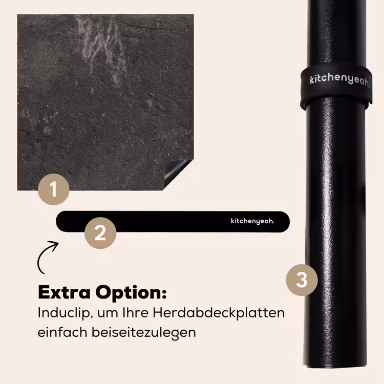 Herdabdeckplatte - Geschichtete Steinoberfläche — 8