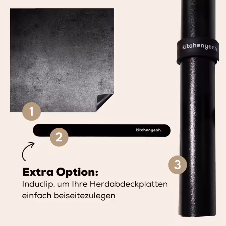 Herdabdeckplatte - Metallischer Schimmer — 8
