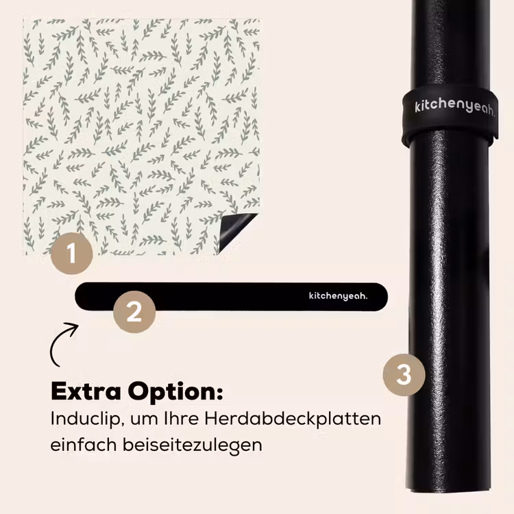 Herdabdeckplatte - Flüsternde Blätter — 8