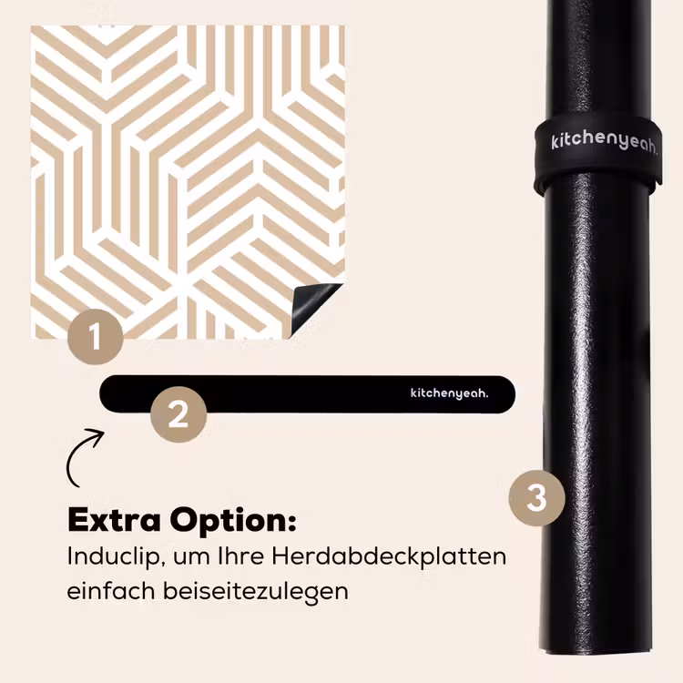 Herdabdeckplatte - Geometrische Illusion — 8