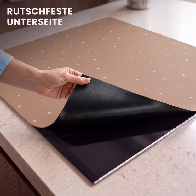 Herdabdeckplatte - Sternenstaub auf Terrakotta — 6