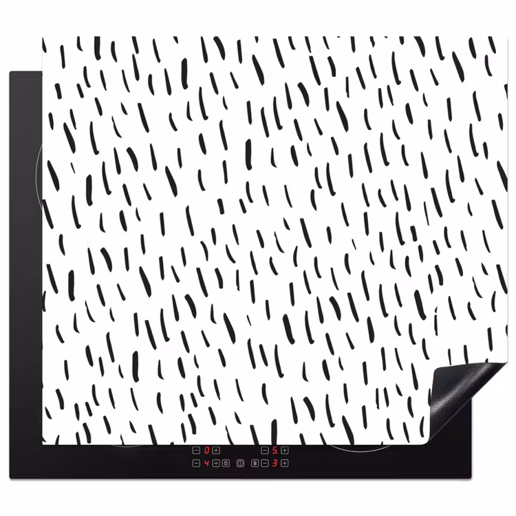 Herdabdeckplatte - Zebrastreifen des Minimalismus — 1