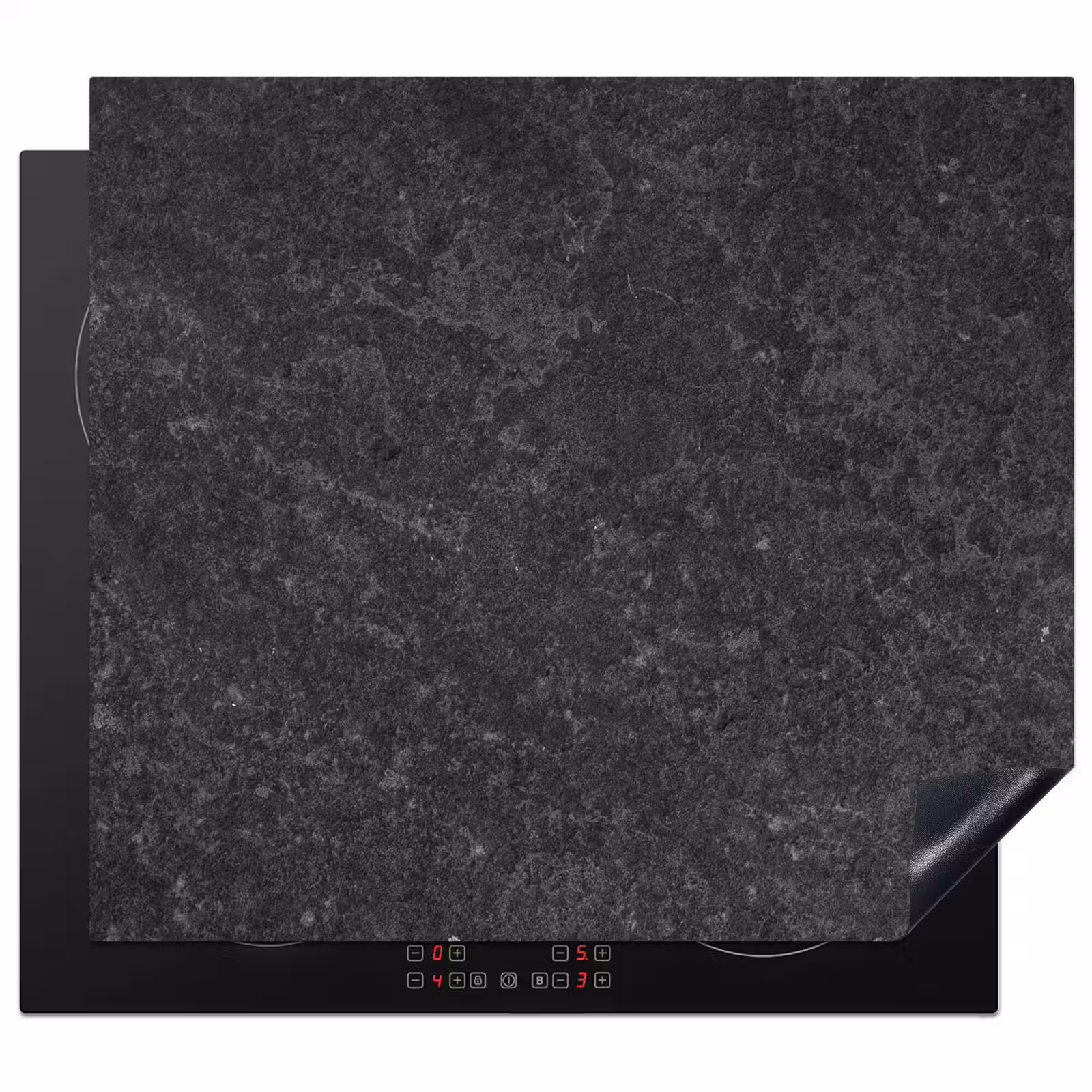 Herdabdeckplatte - Dunkle Betondynamik — 1