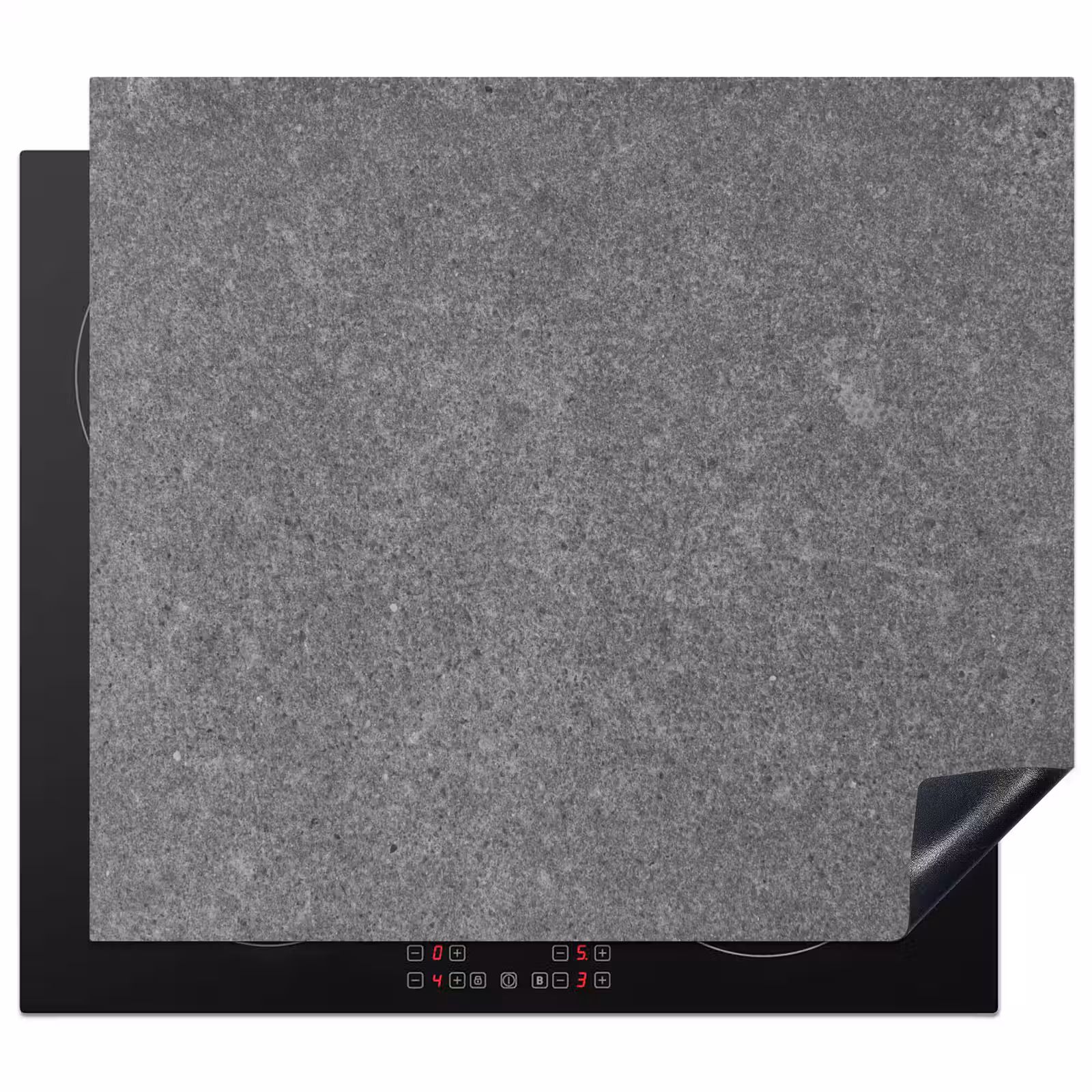 Herdabdeckplatte - Graue Betonessenz — 1