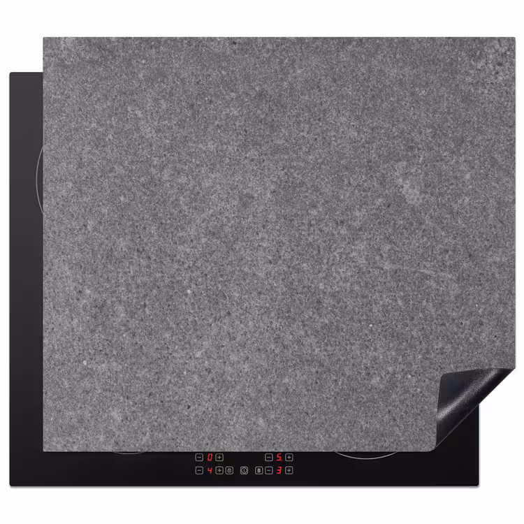 Herdabdeckplatte - Graue Betonessenz — 1