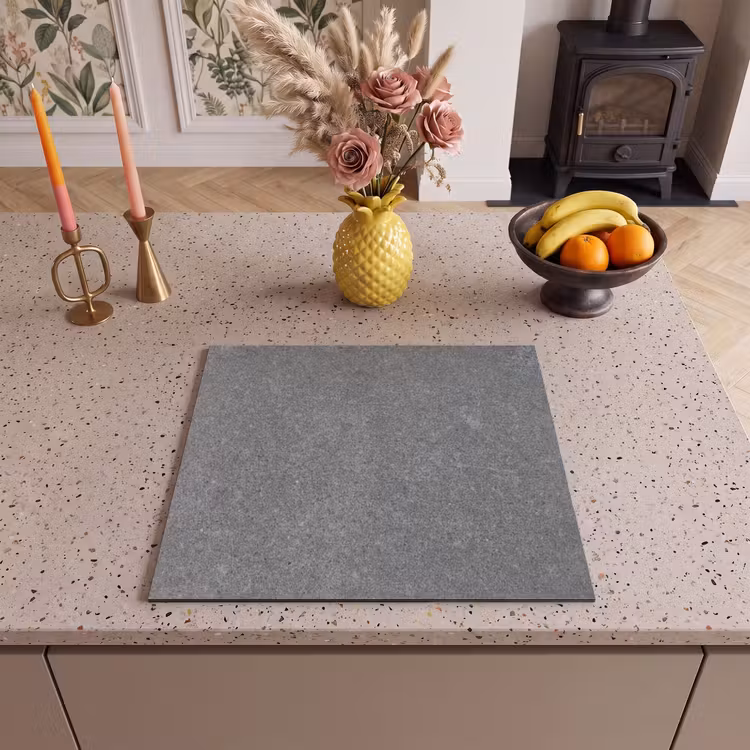 Herdabdeckplatte - Graue Betonessenz — 3