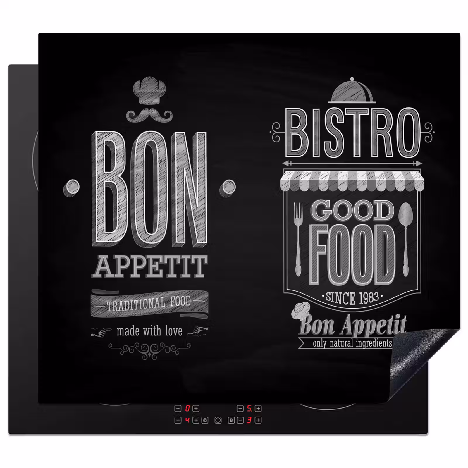 Herdabdeckplatte - Die Schwarze Tafel des Bistros — 1