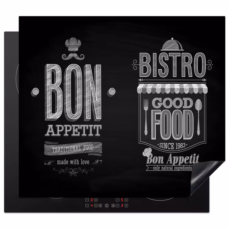 Herdabdeckplatte - Die Schwarze Tafel des Bistros — 1