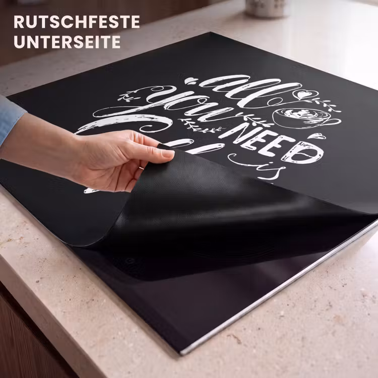 Herdabdeckplatte - Koffein Hingabe — 6
