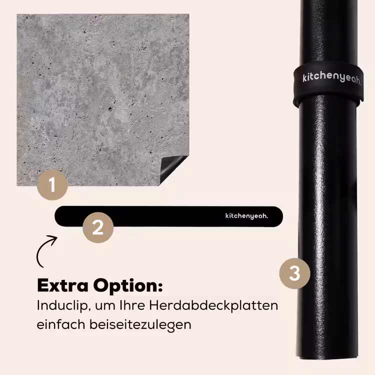 Herdabdeckplatte - Verwitterter Beton — 8