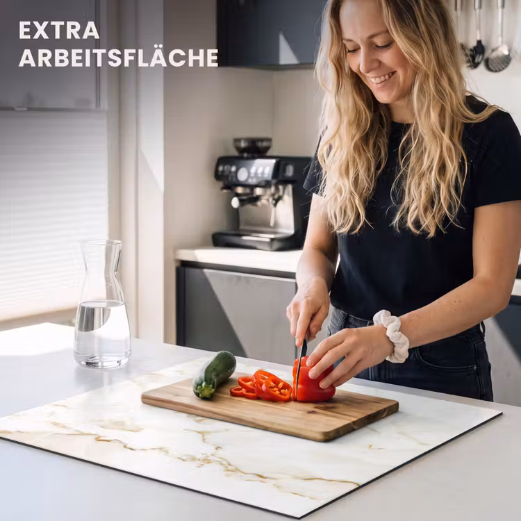 Herdabdeckplatte - Marmorierte Melodie — 5