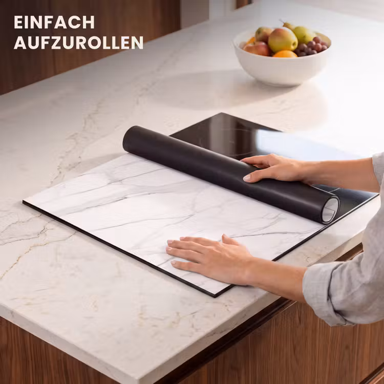 Herdabdeckplatte - Erhabene Marmor-Adern — 7