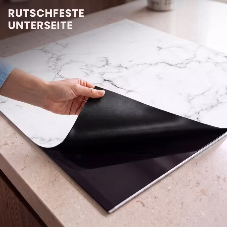 Herdabdeckplatte - Klassischer Marmor Schlichtheit — 6