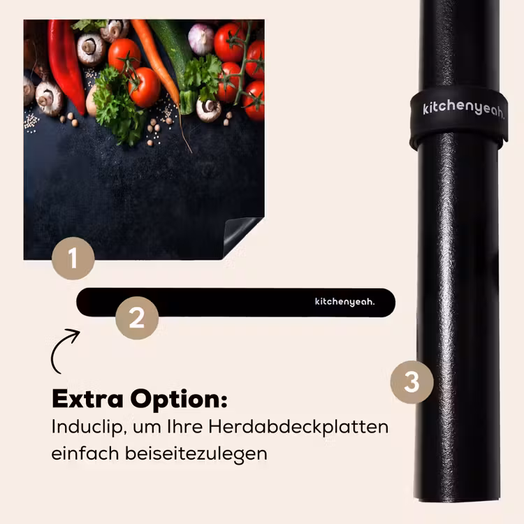 Herdabdeckplatte - Frische Ernte in der Küche — 8