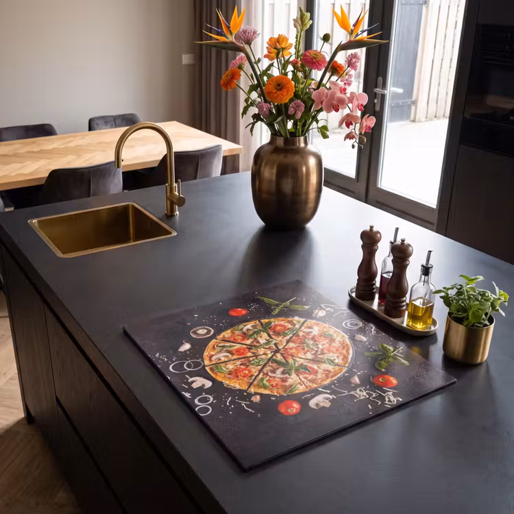 Herdabdeckplatte - Mediterranes Bankett — 2