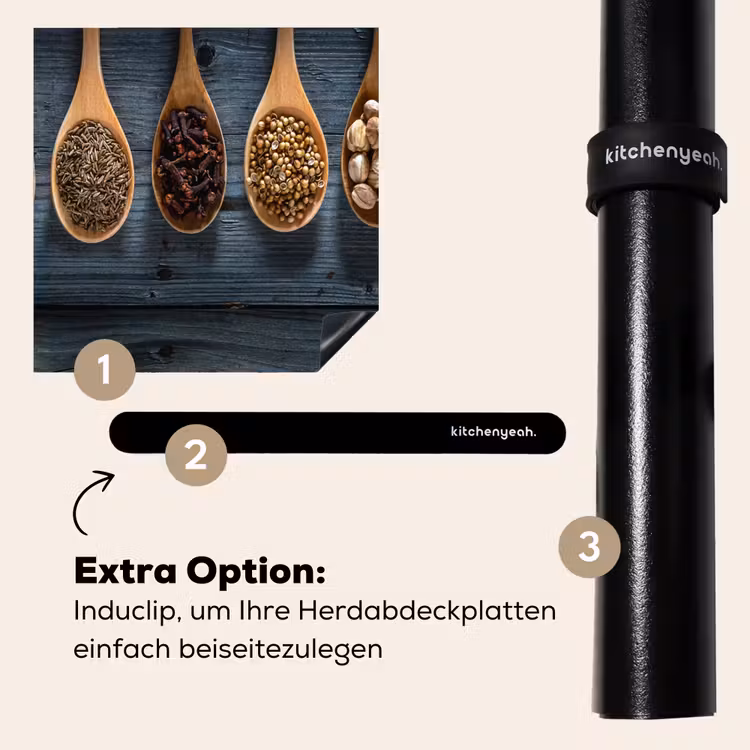 Herdabdeckplatte - Holzlöffel Harmonie — 8
