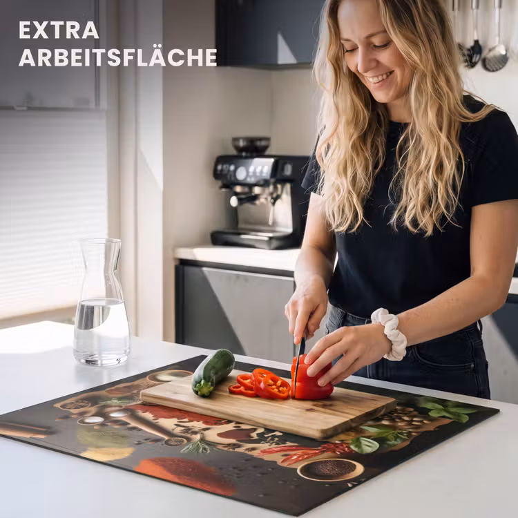 Herdabdeckplatte - Weltkarte der Kräuter — 5